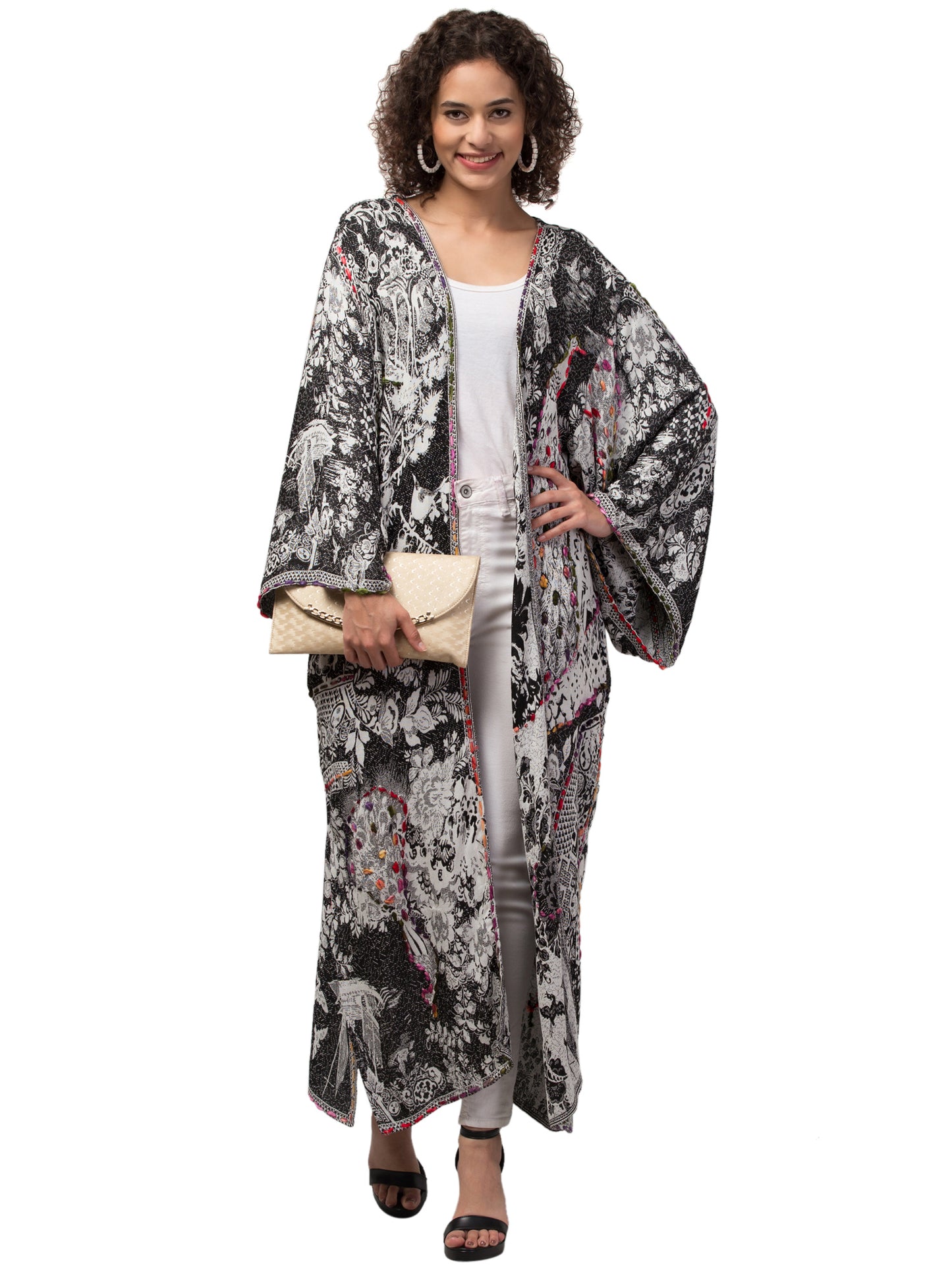 Victoria Thick-stitch Kimono Jacket