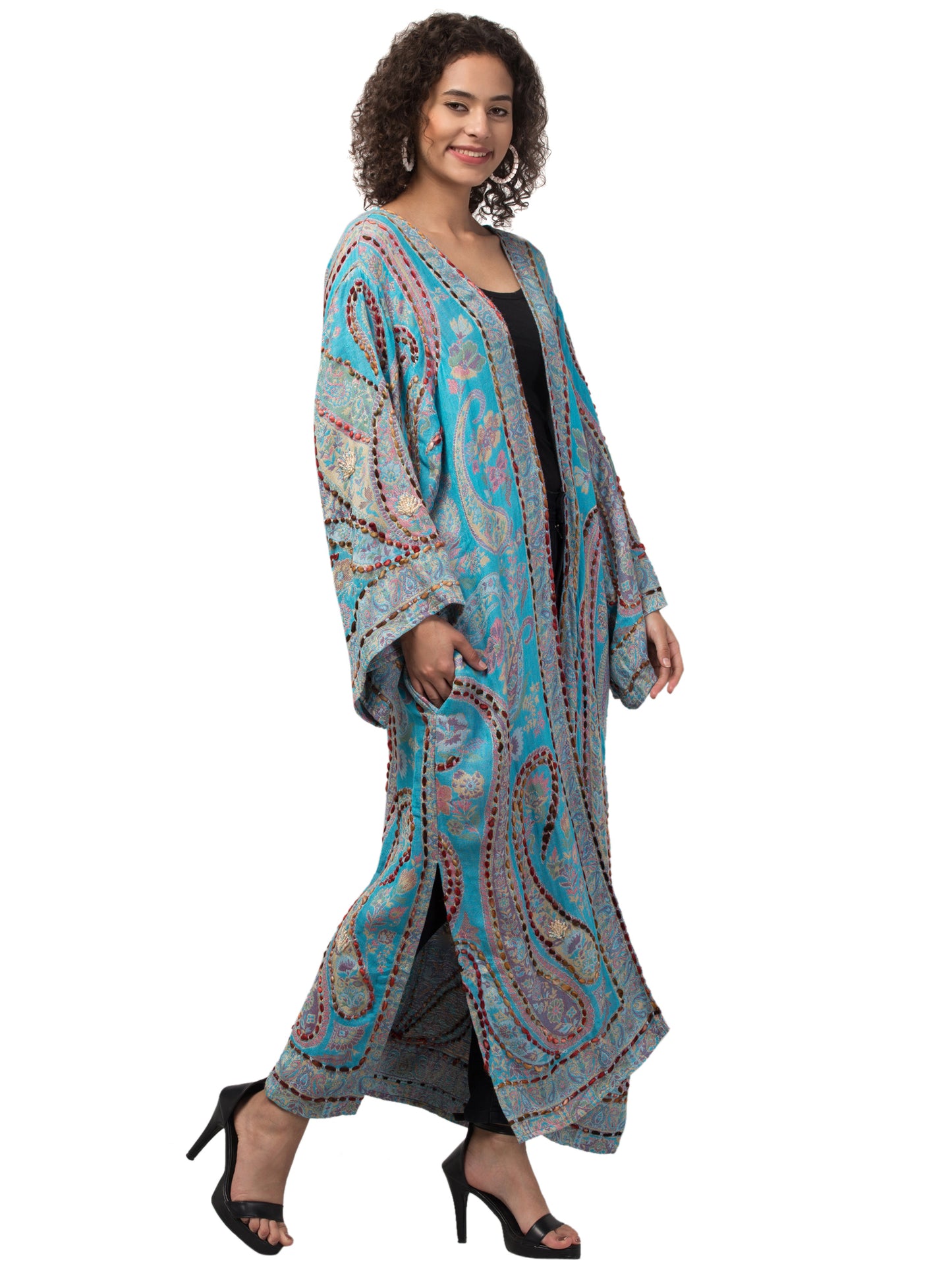 India Indigo Kimono Jacket